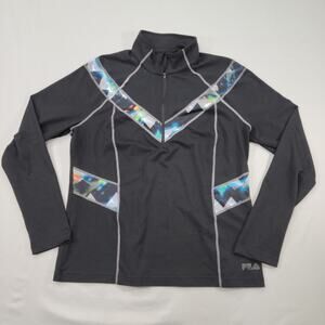 Fila Womens Running Pullover XL Athletic Stretch Comfort Training Pro ActiveWear